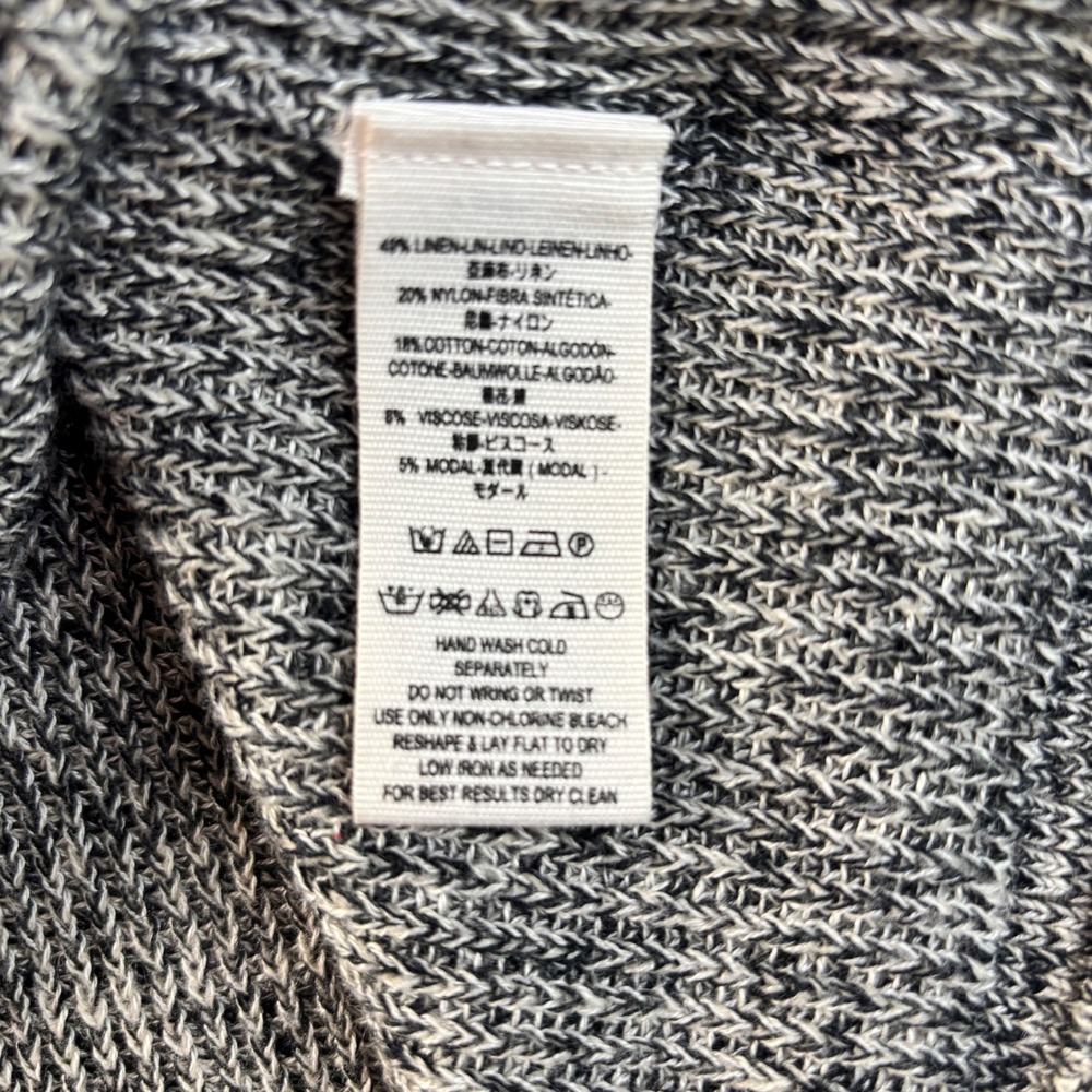 Free People Alana Off The Shoulder Knit Sweater Gray Casual Relaxed Womens M - Picture 5 of 11
